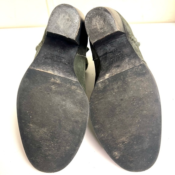 Acne Studios Pistol Suede Ecru Boot 37 Leather Women 7M Fringe Ankle Booties - Picture 9 of 9